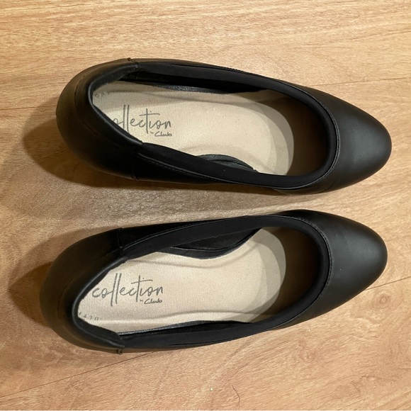 Clarks Mallory Berry wedge pump size 8 - Picture 3 of 4